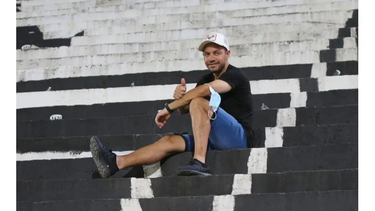 Marcelo Díaz fue un hincha más de la U en la Copa Libertadores Femenina