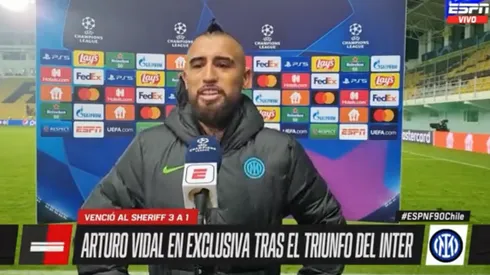 Arturo Vidal se mentaliza en pelear la Champions con el Inter.