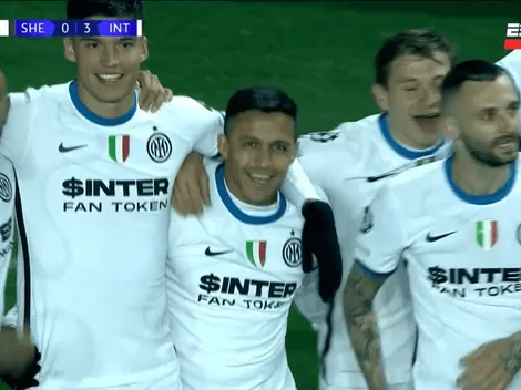 Inter derrota al Sheriff con golazo de Alexis Sánchez