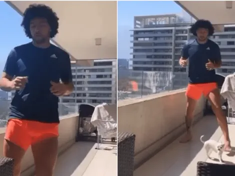 Maxi Falcón se prepara con entrenamiento en su regreso a Colo Colo