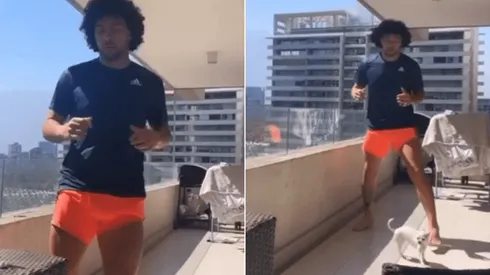 Maxi Falcón se prepara con entrenamiento en su regreso a Colo Colo.