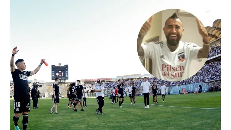 Arturo Vidal comenta la situación de Colo Colo