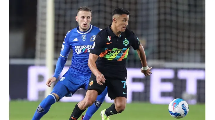 Alexis Sánchez tuvo un gran desempeño en el Inter ante el Empoli