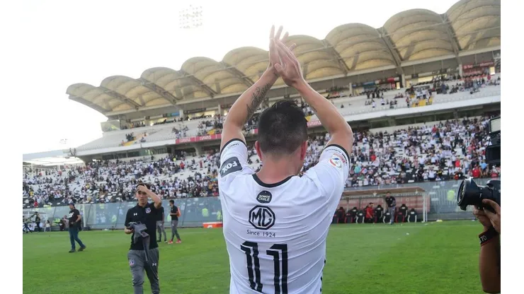 Gonzalo Fierro en su despedida del Monumental el 2018.