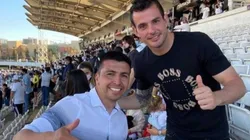 Gonzalo Fierro y Octavio Rivero vibraron con el triunfo de Colo Colo.