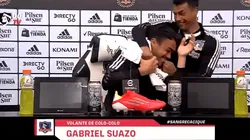 Morales cobra venganza a Suazo durante la conferencia de prensa.