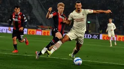 Medel fue titular en dura derrota del Bologna sobre el Milán.