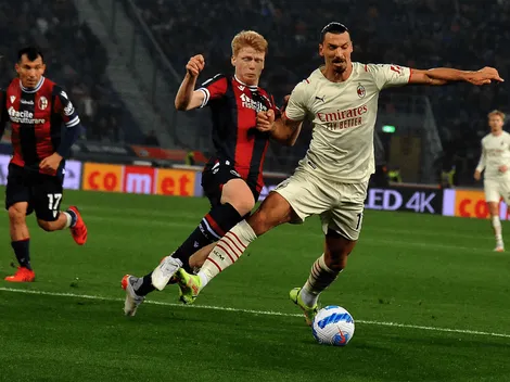 Medel fue titular en dura derrota del Bologna sobre el Milán