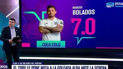 Vega le dio la nota máxima a Marcos Bolados en Colo Colo.