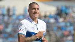 El atacante vivió como un hincha más el sufrido triunfo de la UC ante los caturros