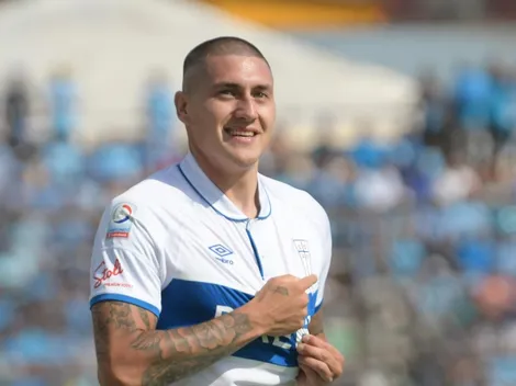 Nico Castillo estuvo pendiente del triunfo de la UC ante Wanderers