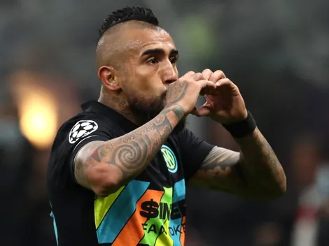 Un emotivo Vidal dedicó el gol a su pequeña hija en triunfo del Inter