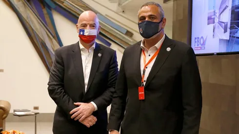 Infantino se reunió con Pablo Milad en Chile.