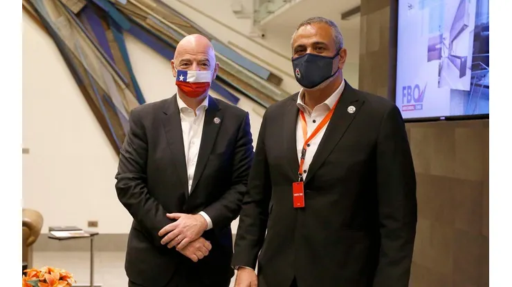 Infantino se reunió con Pablo Milad en Chile.
