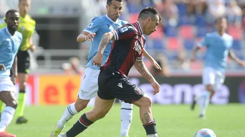 Gary Medel entró en el segundo tiempo en el empate del Bologna con el Udinese.