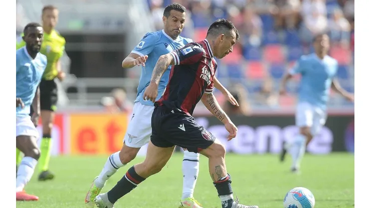 Gary Medel entró en el segundo tiempo en el empate del Bologna con el Udinese.