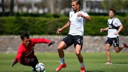 Christian Santos anotó en goleada de Colo Colo.