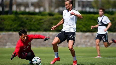 Christian Santos anotó en goleada de Colo Colo.