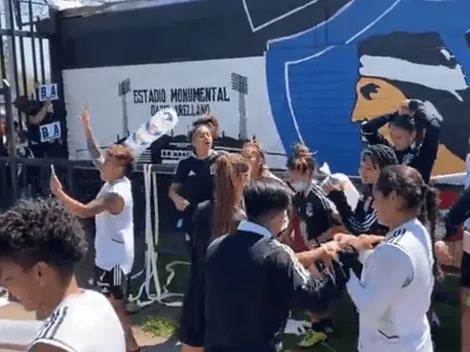 Colo Colo Femenino recibió arengazo en el Monumental