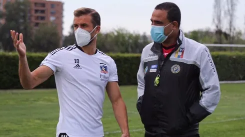 Christian Santos comparte con la Selección de Venezuela