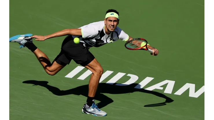Alejandro Tabilo da una buena imagen ante Matteo Berrettini