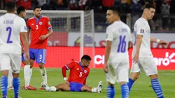 Paulo Díaz sufrió una lesión al minuto 42' ante Paraguay y es duda en La Roja.