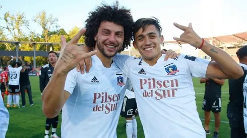 Maximiliano Falcón y Pablo Solari asistieron al Monumental para ver a Colo Colo Femenino.