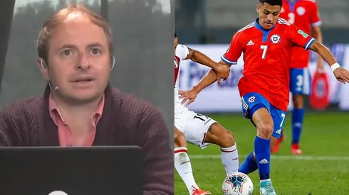 El periodista comentó que esa no es la posición que debe ir el tocopillano