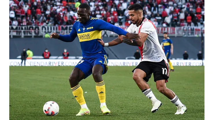 Paulo Díaz disputó los 90 minutos del Superclásico argentino.