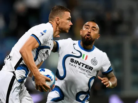 Con Vidal en cancha y Alexis en el banco, Inter se impone a Sassuolo