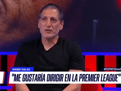 Mario Salas habla sobre uno de sus sueños como director técnico
