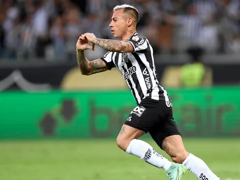Vargas anota con un cabezazo en Atlético Mineiro ante Palmeiras
