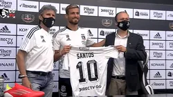 Christian Santos fue presentado como refuerzo de Colo Colo