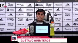 Gustavo Quinteros aseguró que el dinero no es tema en su renovación y está enfocado en Colo Colo.