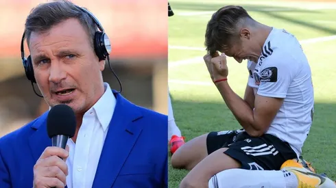 Barticciotto no pudo con los nervios y dejó de ver el partido al minuto 60.