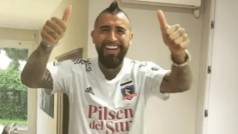 Vidal está listo para el Superclásico y apoyar a Colo Colo.