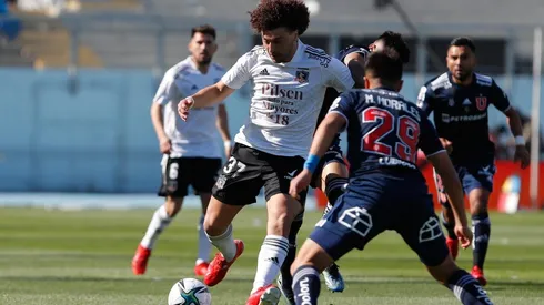 Maximiliano Falcón feliz con la jerarquía de Colo Colo en los Superclásicos.