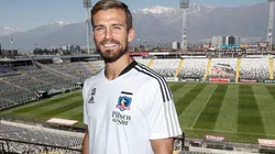 Christian Santos visita el Monumental como jugador de Colo Colo.