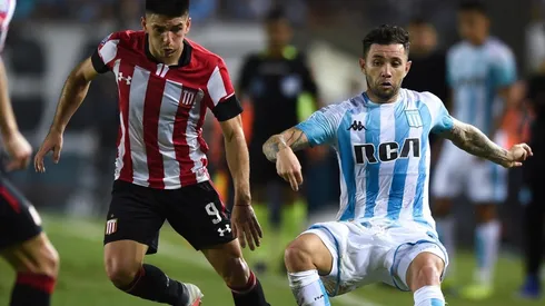 Mena fue titular y cumplió un buen partido por Racing.