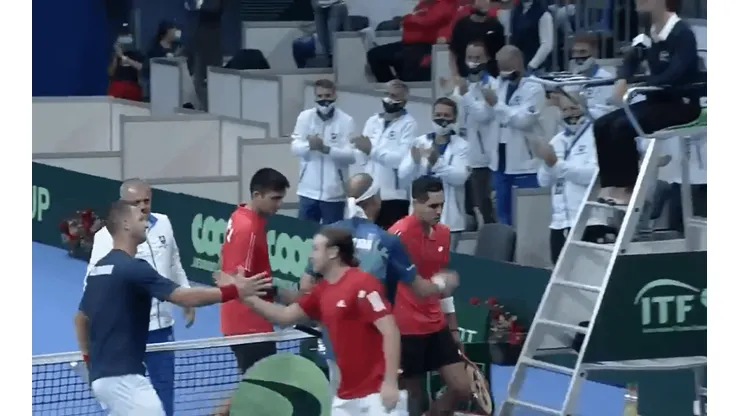 Barrios y Tabilo pierden en el dobles ante Eslovaquia