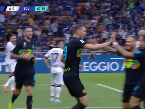 Alexis entra al recital del Inter y tarda un minuto en aportar con una asistencia