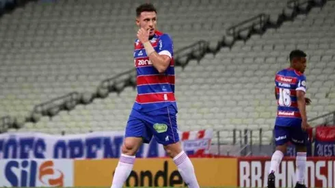 Ángelo Henríquez fue titular en derrota de Fortaleza ante Inter.