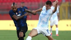 Arturo Vidal se perderá, lo más probable, el duelo del martes ante Fiorentina.