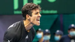 El chileno entregó el primer punto en la serie ante los europeos en Bratislava