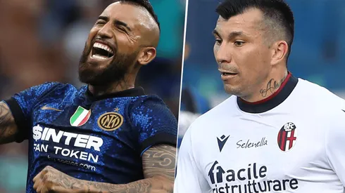 El Inter de Arturo Vidal recibe al Bologna de Gary Medel por la Serie A. (Fotos: Getty).