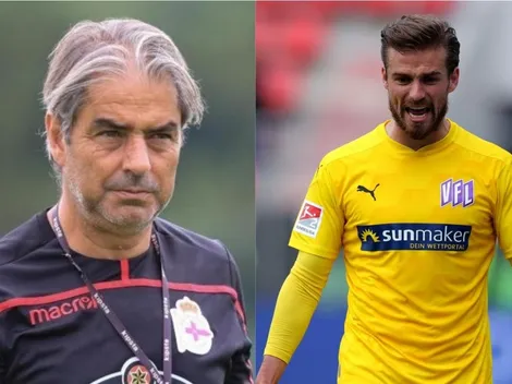 Ex entrenador de Christian Santos en el Deportivo La Coruña: "Es un delantero puro"