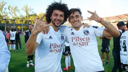 Maxi Falcón y Pablo Solari son pura buena onda en Colo Colo.