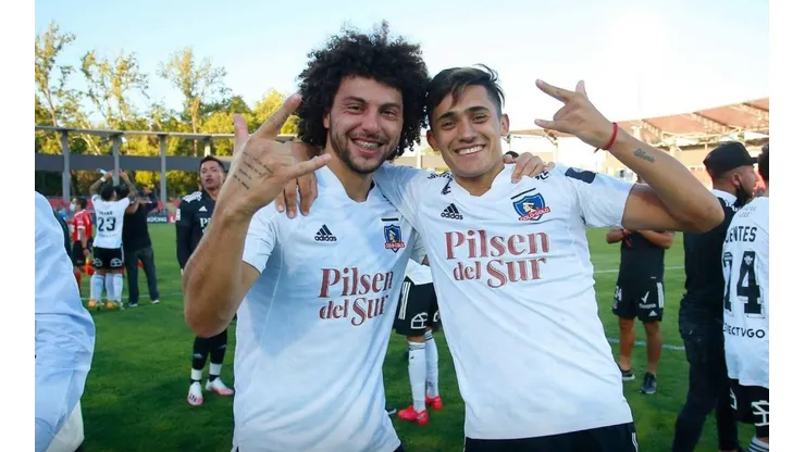 Maxi Falcón y Pablo Solari son pura buena onda en Colo Colo.