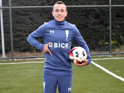 Orellana ya posó con la indumentaria de la Universidad Católica