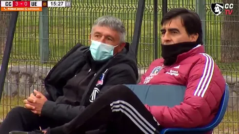 Gustavo Quinteros presencia el triunfo de la sub 18 de Colo Colo